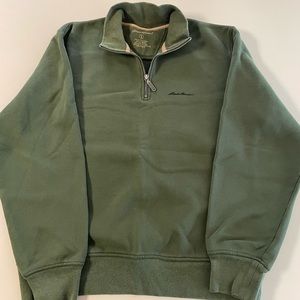 Eddie Bauer cotton / poly Zip Up Sweater